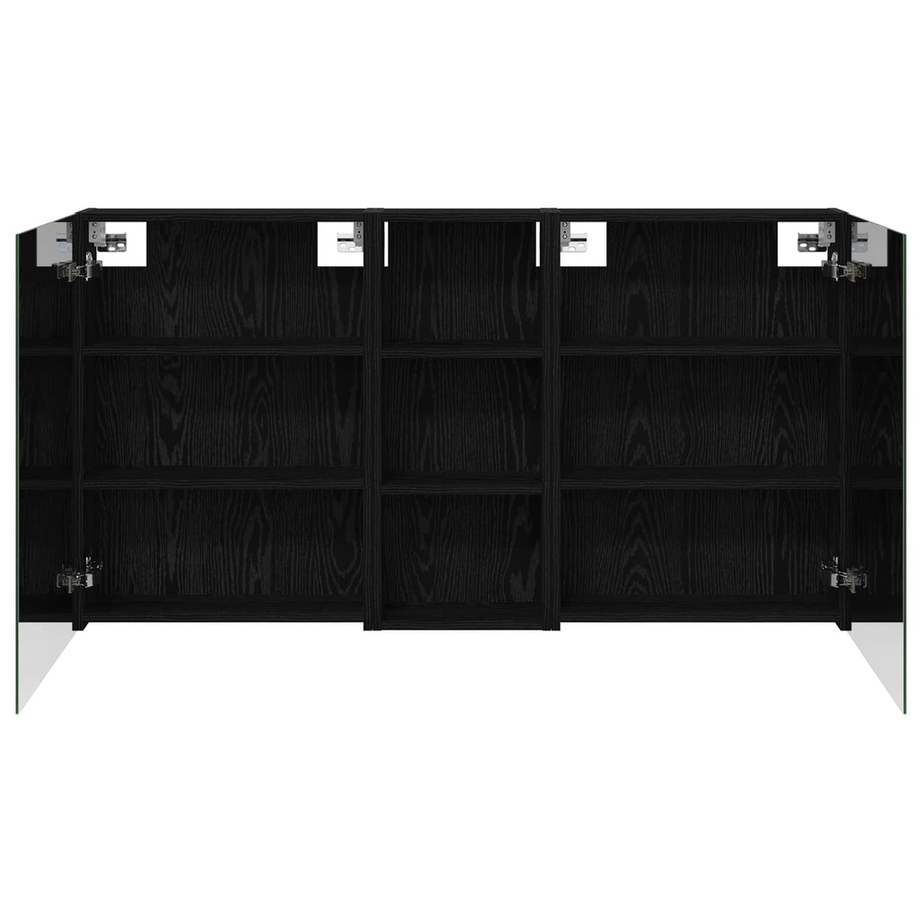 Badezimmerschrank-Set 3 pcs 130 x 14,5 x 70 cm Holzwerkstoff