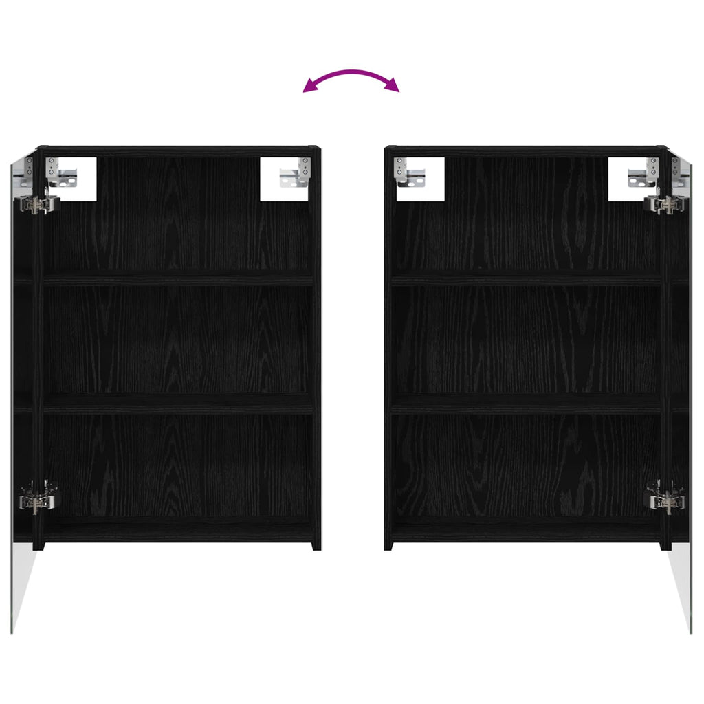 Badezimmerschrank-Set 3 pcs 130 x 14,5 x 70 cm Holzwerkstoff