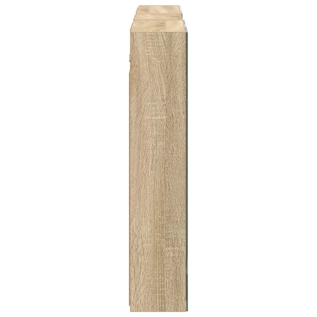 Badezimmerschrank-Set 3 pcs 130 x 14,5 x 70 cm Holzwerkstoff