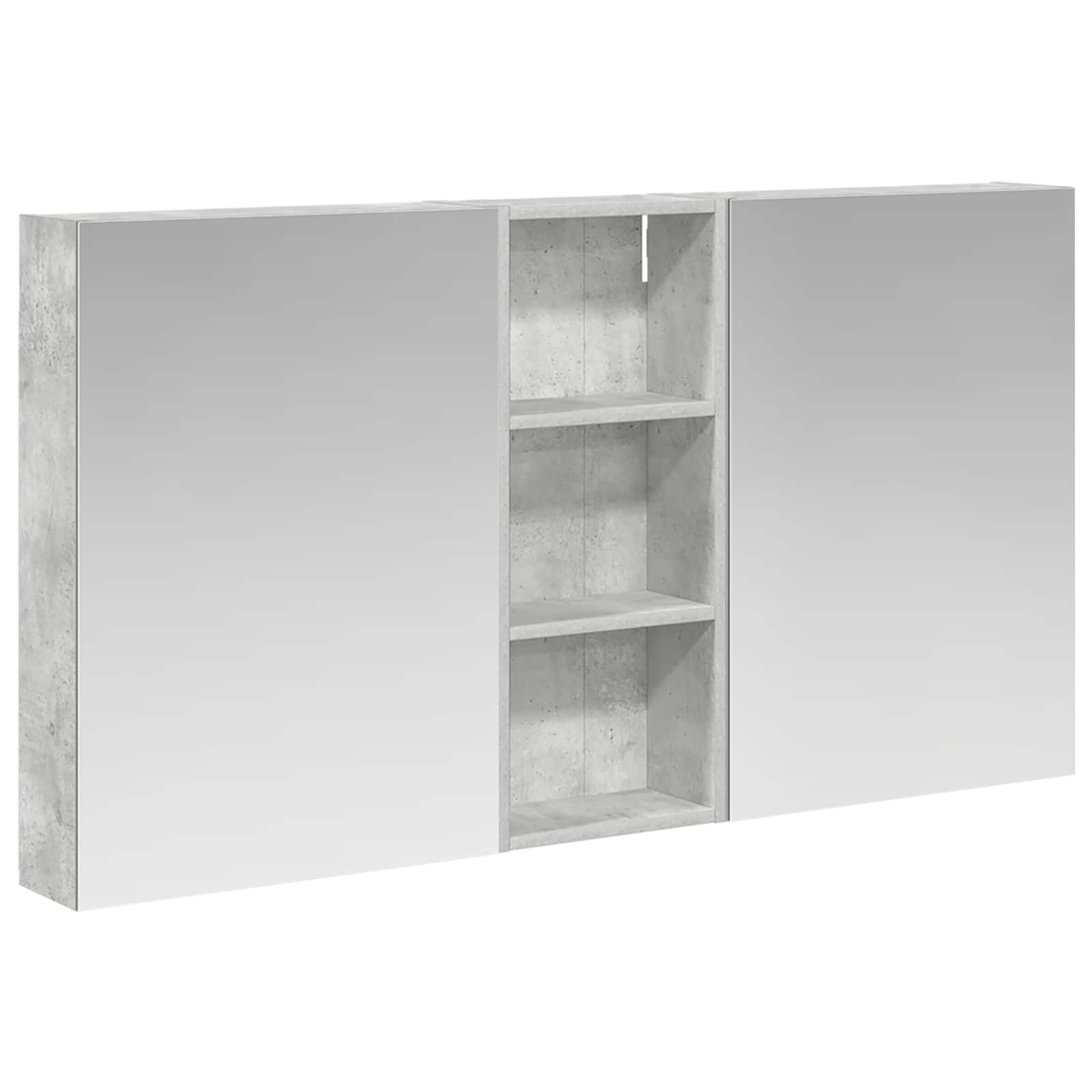 Badezimmerschrank-Set 3 pcs 130 x 14,5 x 70 cm Holzwerkstoff