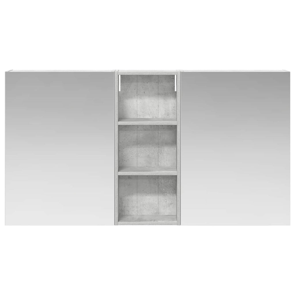 Badezimmerschrank-Set 3 pcs 130 x 14,5 x 70 cm Holzwerkstoff