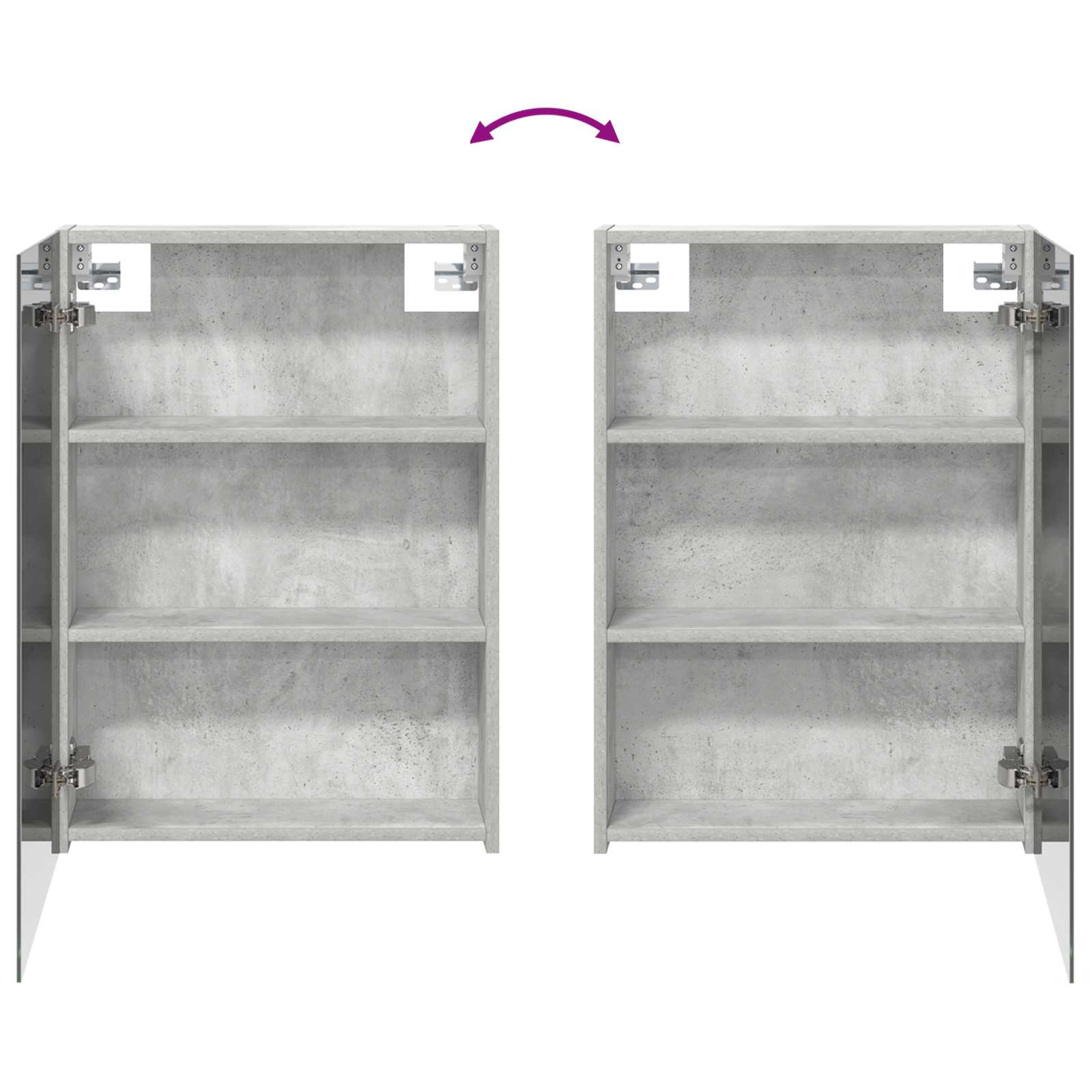 Badezimmerschrank-Set 3 pcs 130 x 14,5 x 70 cm Holzwerkstoff