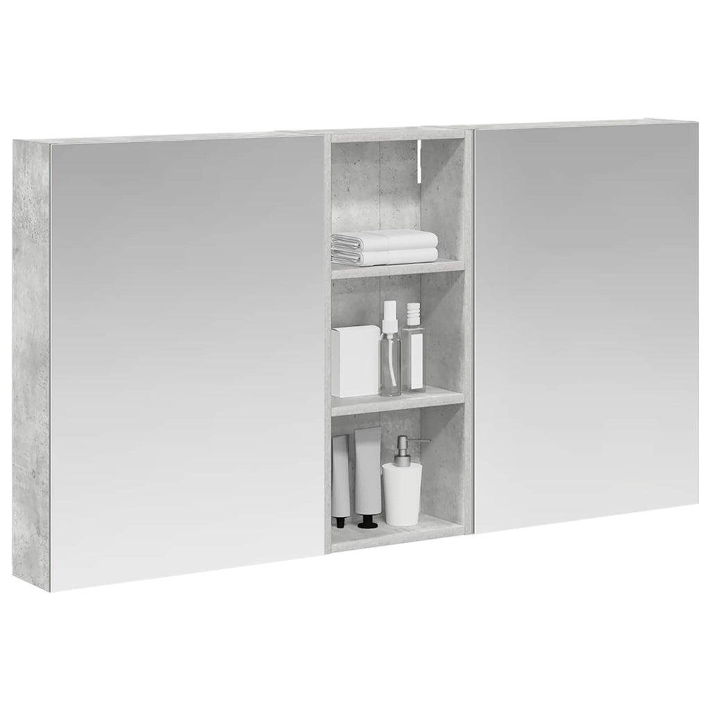 Badezimmerschrank-Set 3 pcs 130 x 14,5 x 70 cm Holzwerkstoff