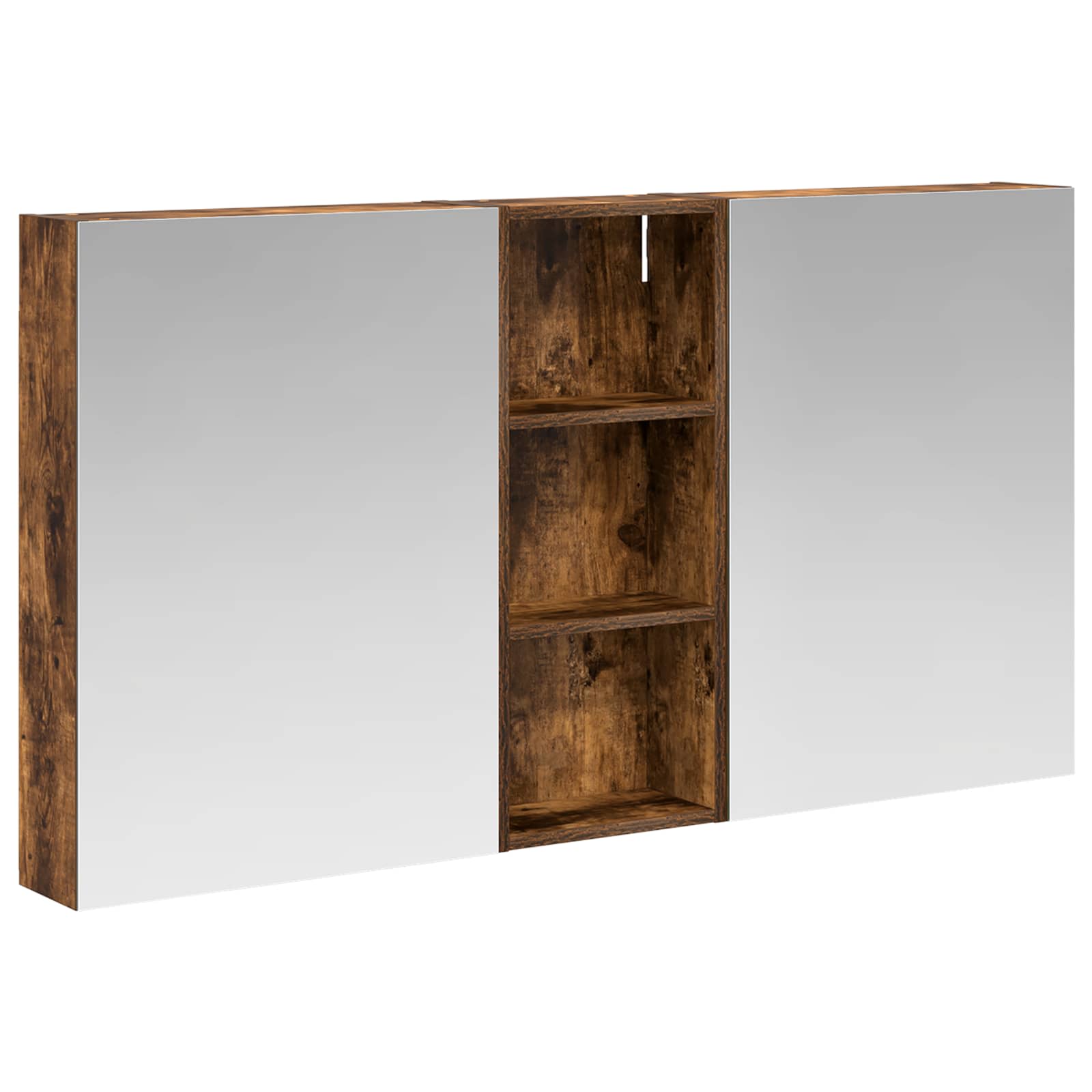Badezimmerschrank-Set 3 pcs 130 x 14,5 x 70 cm Holzwerkstoff
