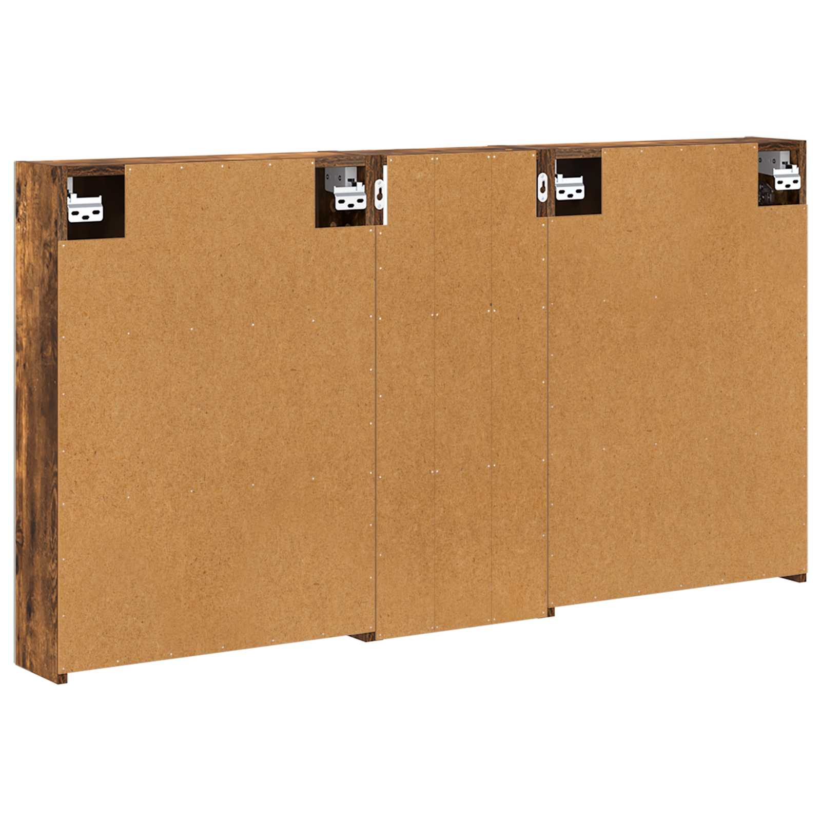 Badezimmerschrank-Set 3 pcs 130 x 14,5 x 70 cm Holzwerkstoff