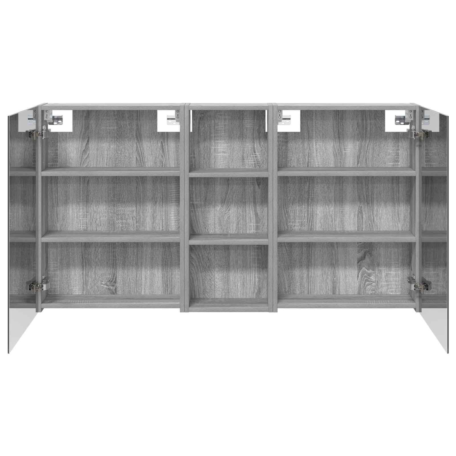 Badezimmerschrank-Set 3 pcs 130 x 14,5 x 70 cm Holzwerkstoff