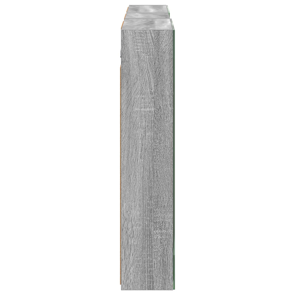 Badezimmerschrank-Set 3 pcs 130 x 14,5 x 70 cm Holzwerkstoff