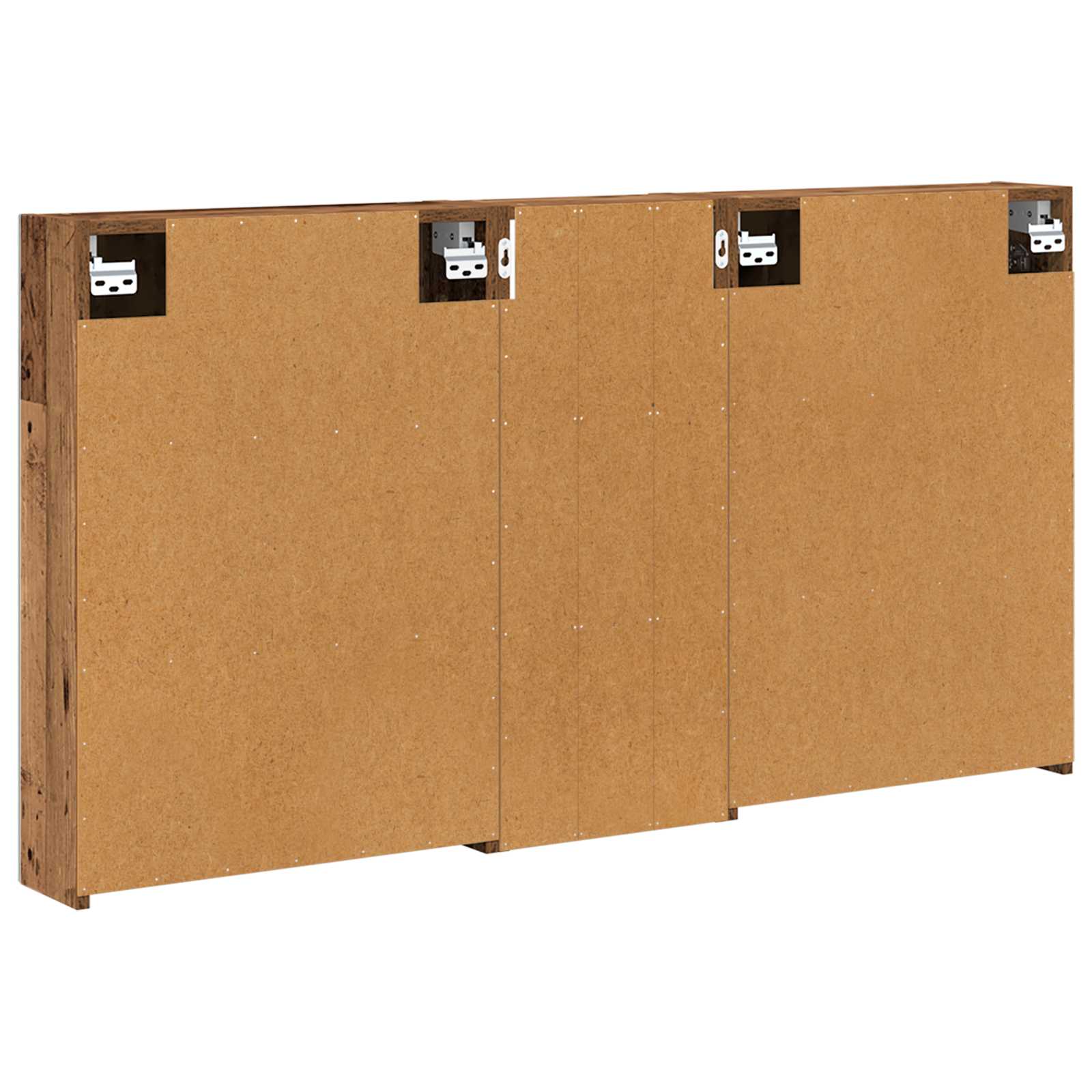 Badezimmerschrank-Set 3 pcs 130 x 14,5 x 70 cm Holzwerkstoff