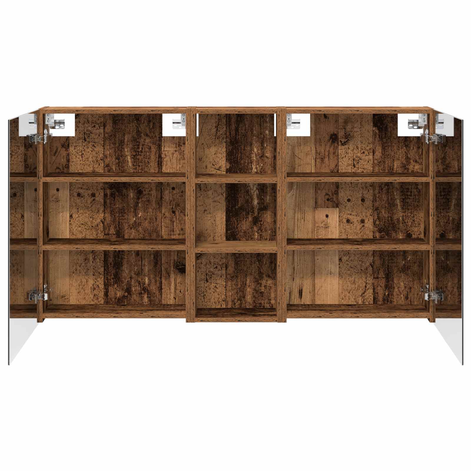 Badezimmerschrank-Set 3 pcs 130 x 14,5 x 70 cm Holzwerkstoff