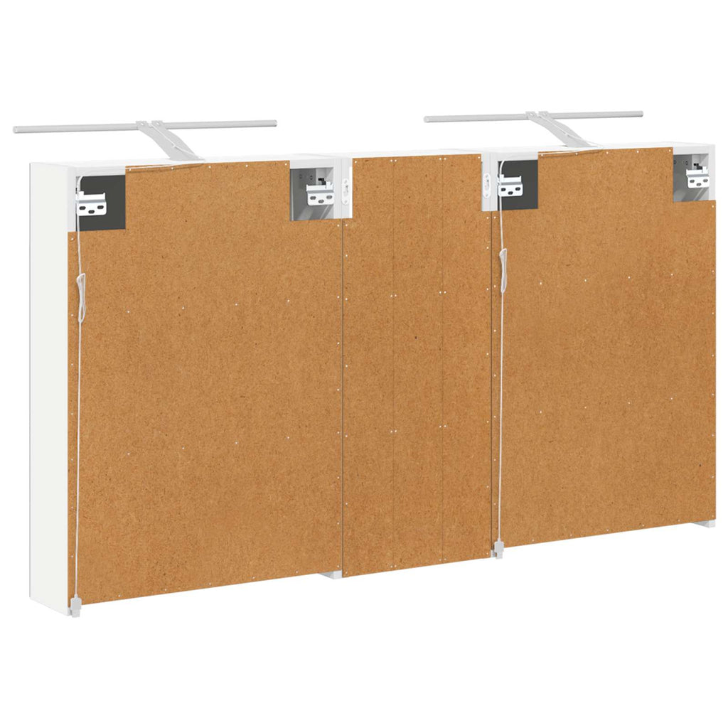 Badezimmerschrank-Set 3 pcs 130 x 14,5 x 70 cm Holzwerkstoff