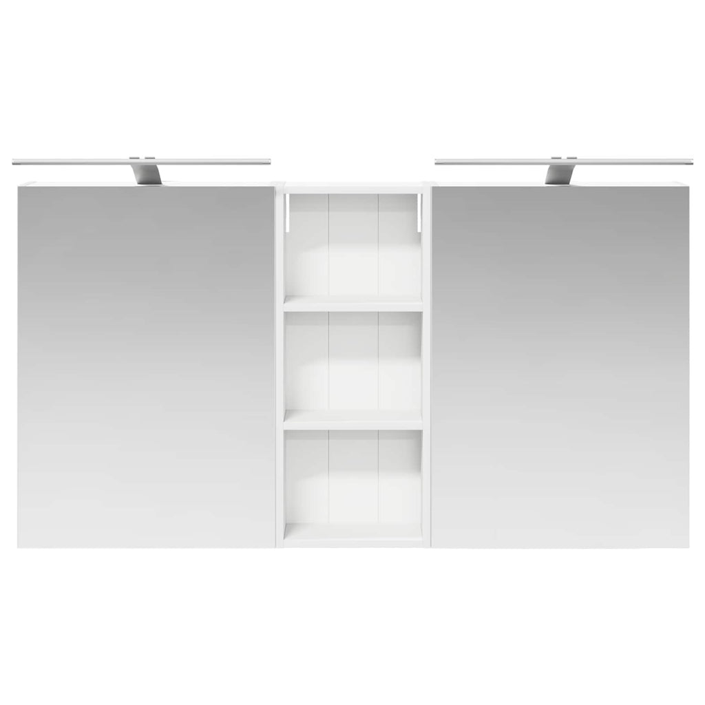 Badezimmerschrank-Set 3 pcs 130 x 14,5 x 70 cm Holzwerkstoff