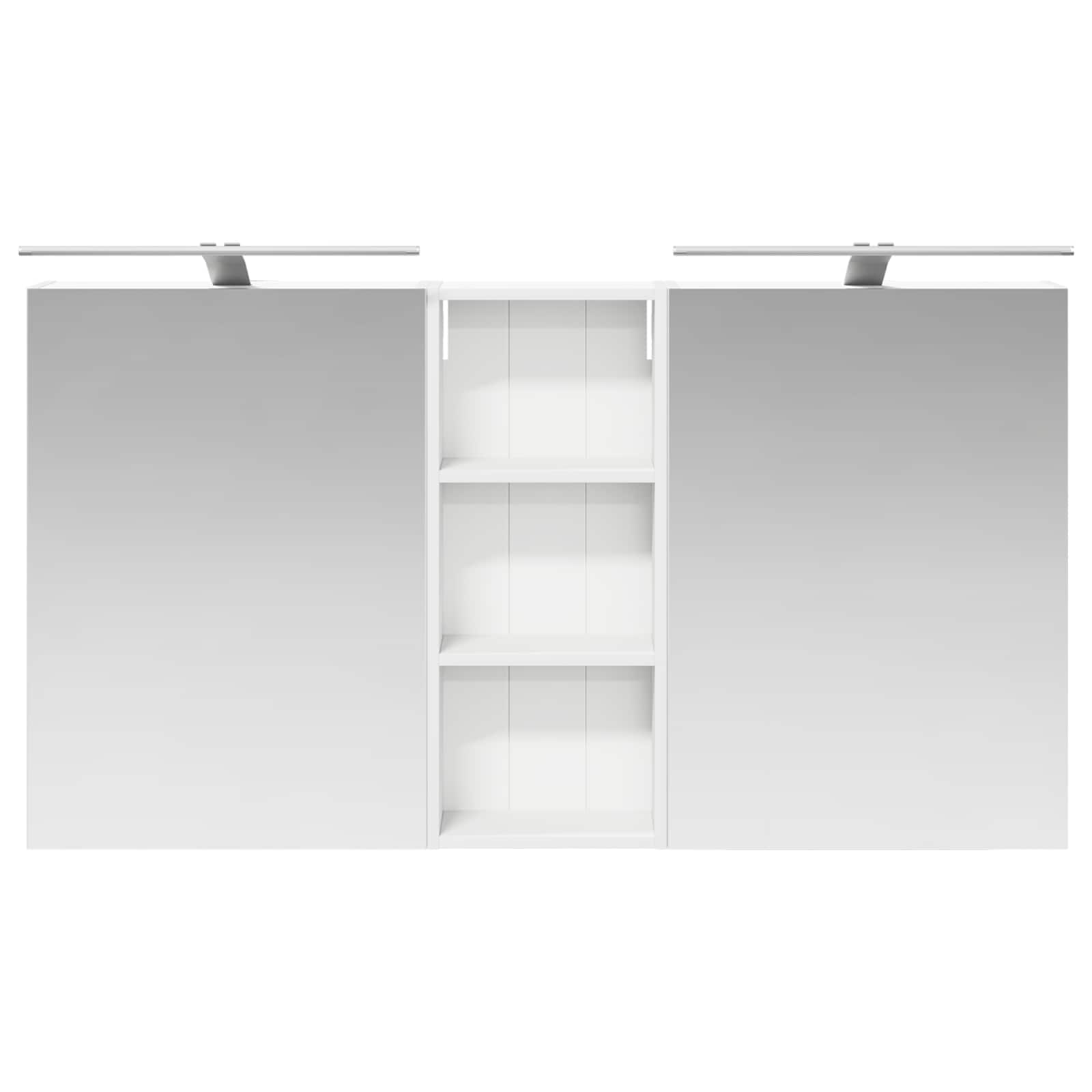 Badezimmerschrank-Set 3 pcs 130 x 14,5 x 70 cm Holzwerkstoff