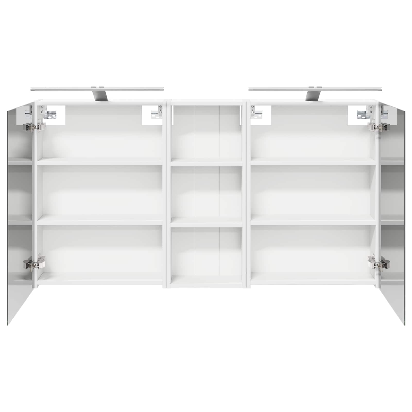 Badezimmerschrank-Set 3 pcs 130 x 14,5 x 70 cm Holzwerkstoff