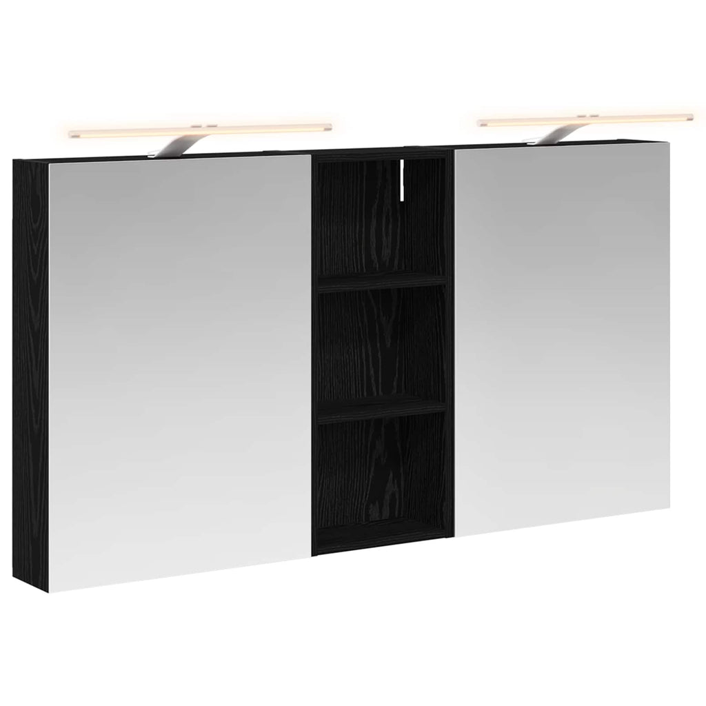 Badezimmerschrank-Set 3 pcs 130 x 14,5 x 70 cm Holzwerkstoff