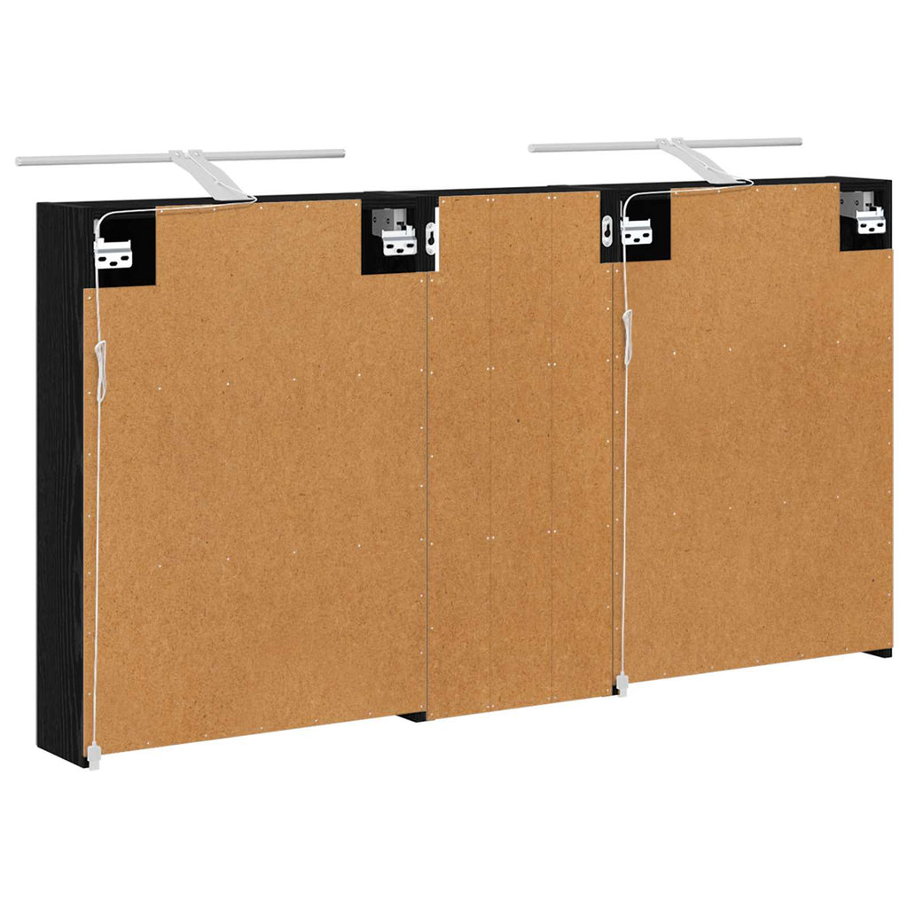 Badezimmerschrank-Set 3 pcs 130 x 14,5 x 70 cm Holzwerkstoff