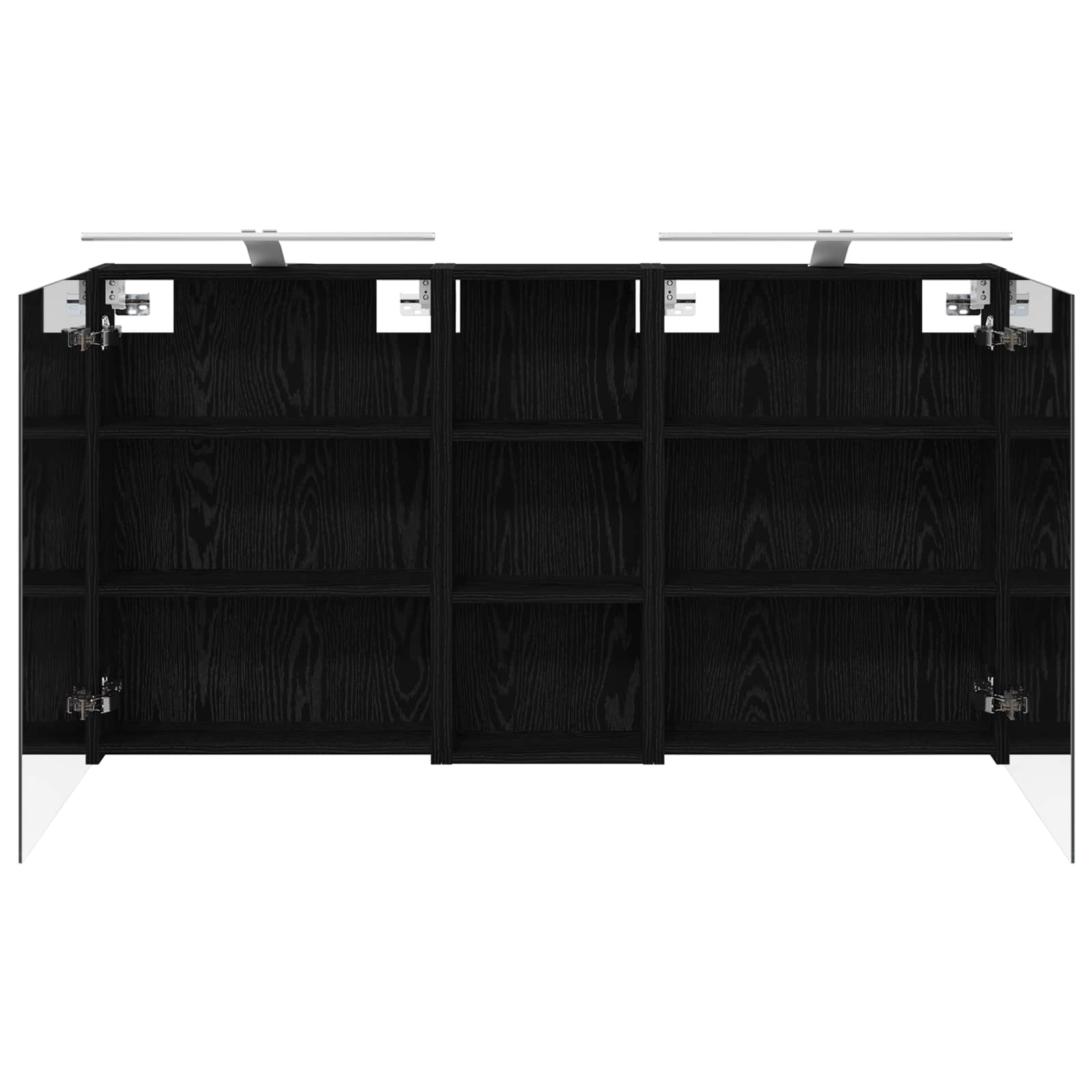 Badezimmerschrank-Set 3 pcs 130 x 14,5 x 70 cm Holzwerkstoff