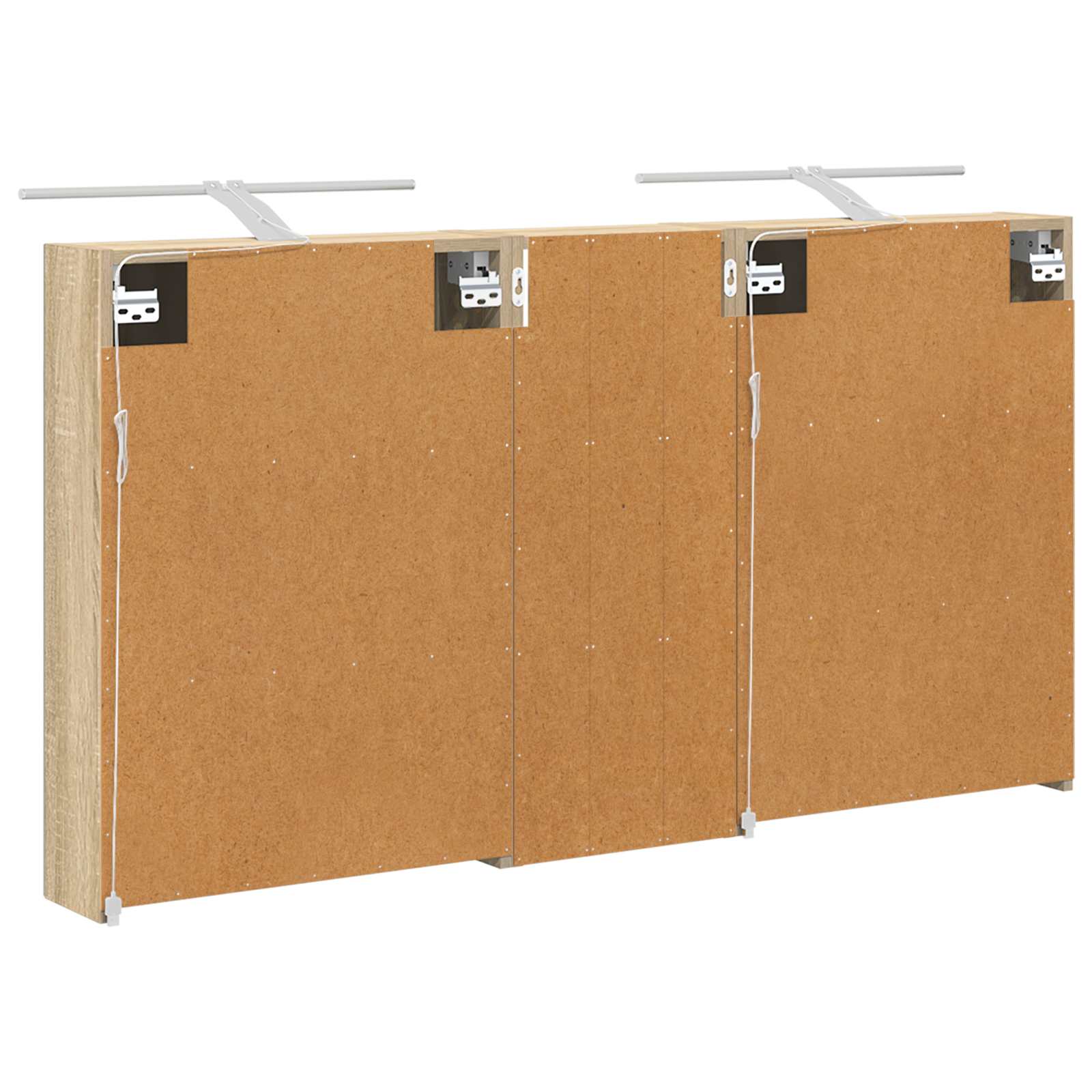 Badezimmerschrank-Set 3 pcs 130 x 14,5 x 70 cm Holzwerkstoff