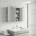 Badezimmerschrank-Set 3 pcs 130 x 14,5 x 70 cm Holzwerkstoff