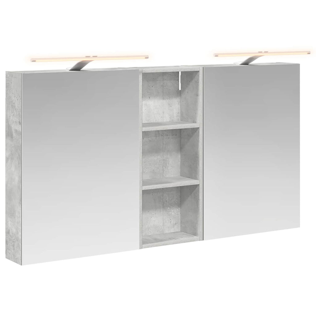Badezimmerschrank-Set 3 pcs 130 x 14,5 x 70 cm Holzwerkstoff