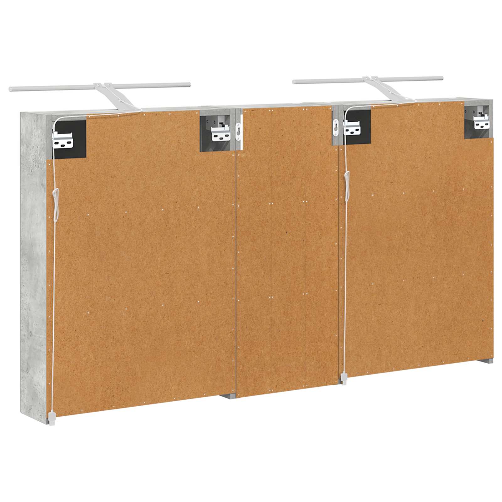 Badezimmerschrank-Set 3 pcs 130 x 14,5 x 70 cm Holzwerkstoff