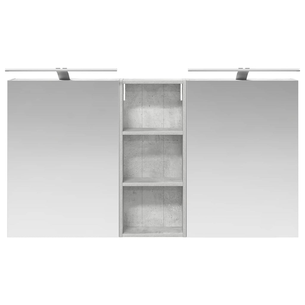 Badezimmerschrank-Set 3 pcs 130 x 14,5 x 70 cm Holzwerkstoff