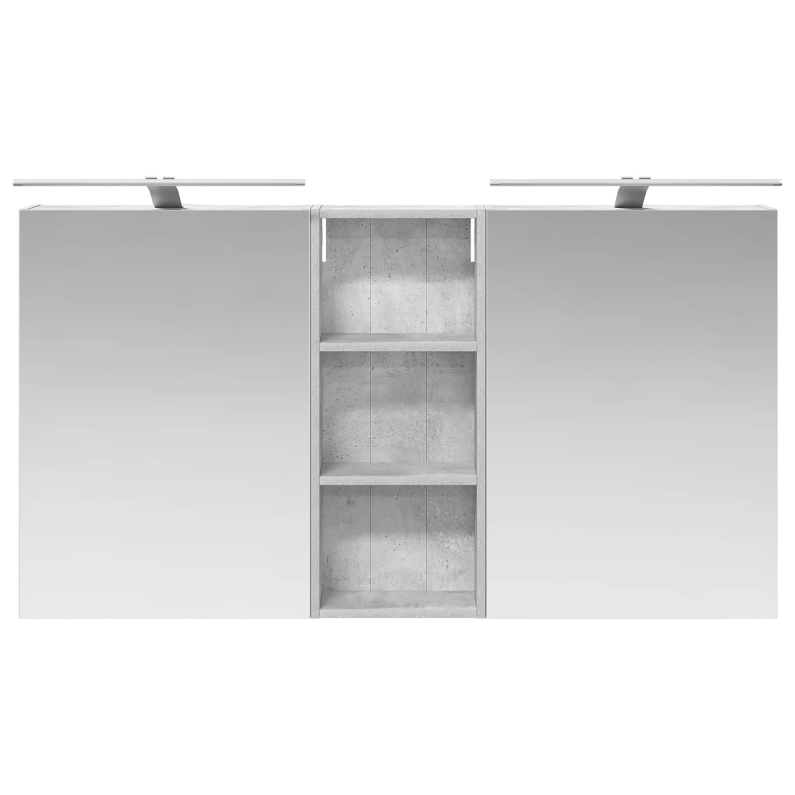 Badezimmerschrank-Set 3 pcs 130 x 14,5 x 70 cm Holzwerkstoff