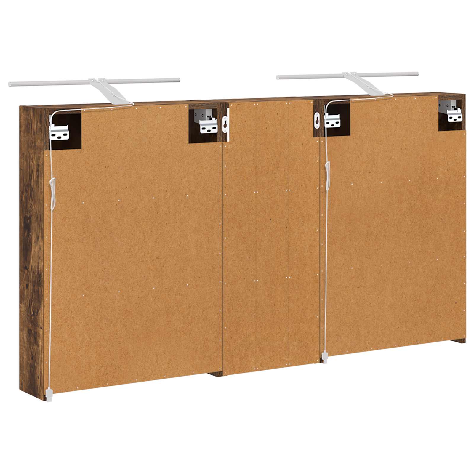 Badezimmerschrank-Set 3 pcs 130 x 14,5 x 70 cm Holzwerkstoff