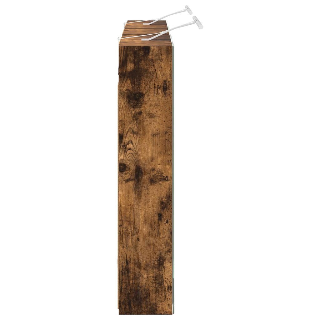 Badezimmerschrank-Set 3 pcs 130 x 14,5 x 70 cm Holzwerkstoff