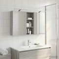 Badezimmerschrank-Set 3 pcs 130 x 14,5 x 70 cm Holzwerkstoff