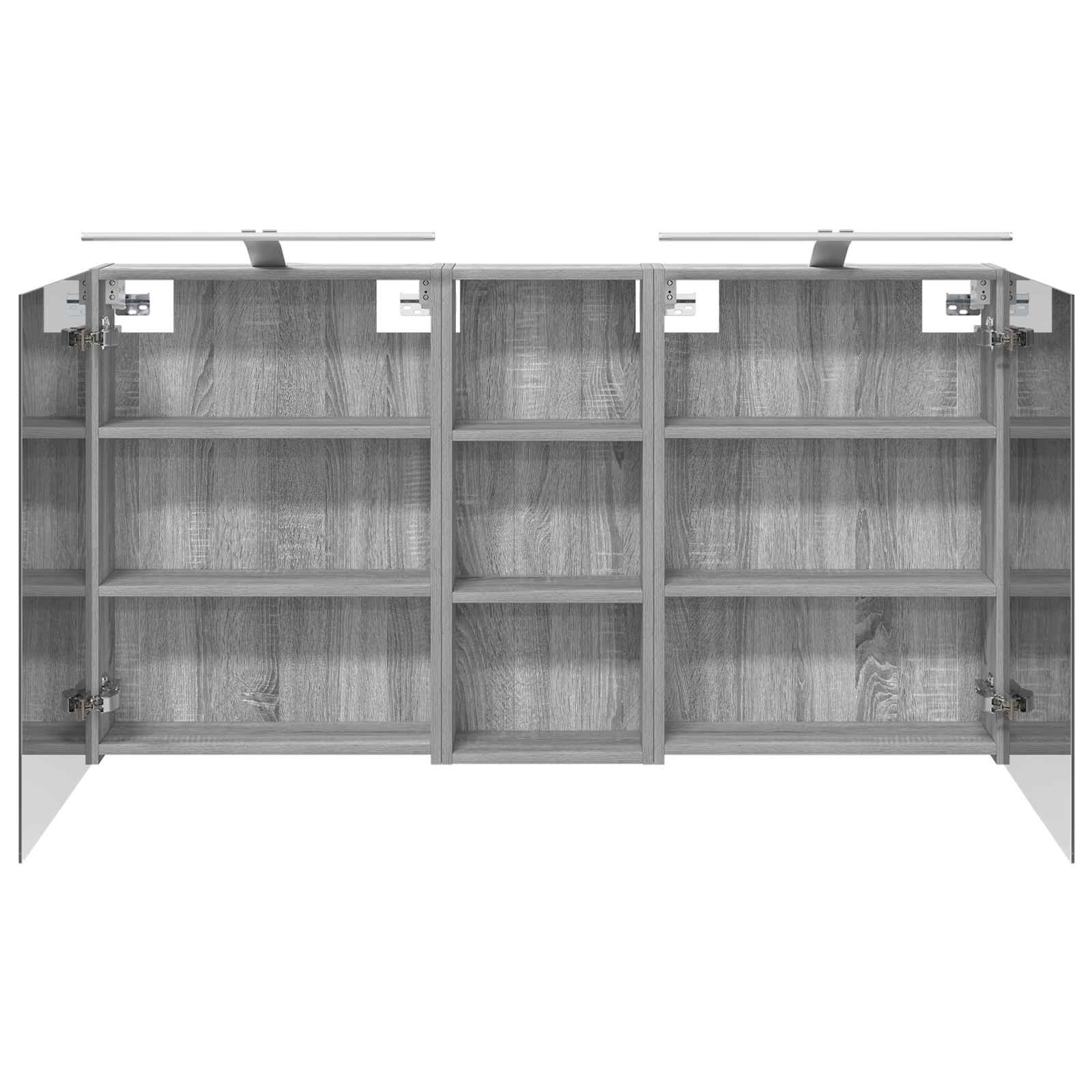 Badezimmerschrank-Set 3 pcs 130 x 14,5 x 70 cm Holzwerkstoff