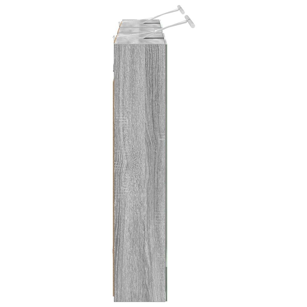 Badezimmerschrank-Set 3 pcs 130 x 14,5 x 70 cm Holzwerkstoff