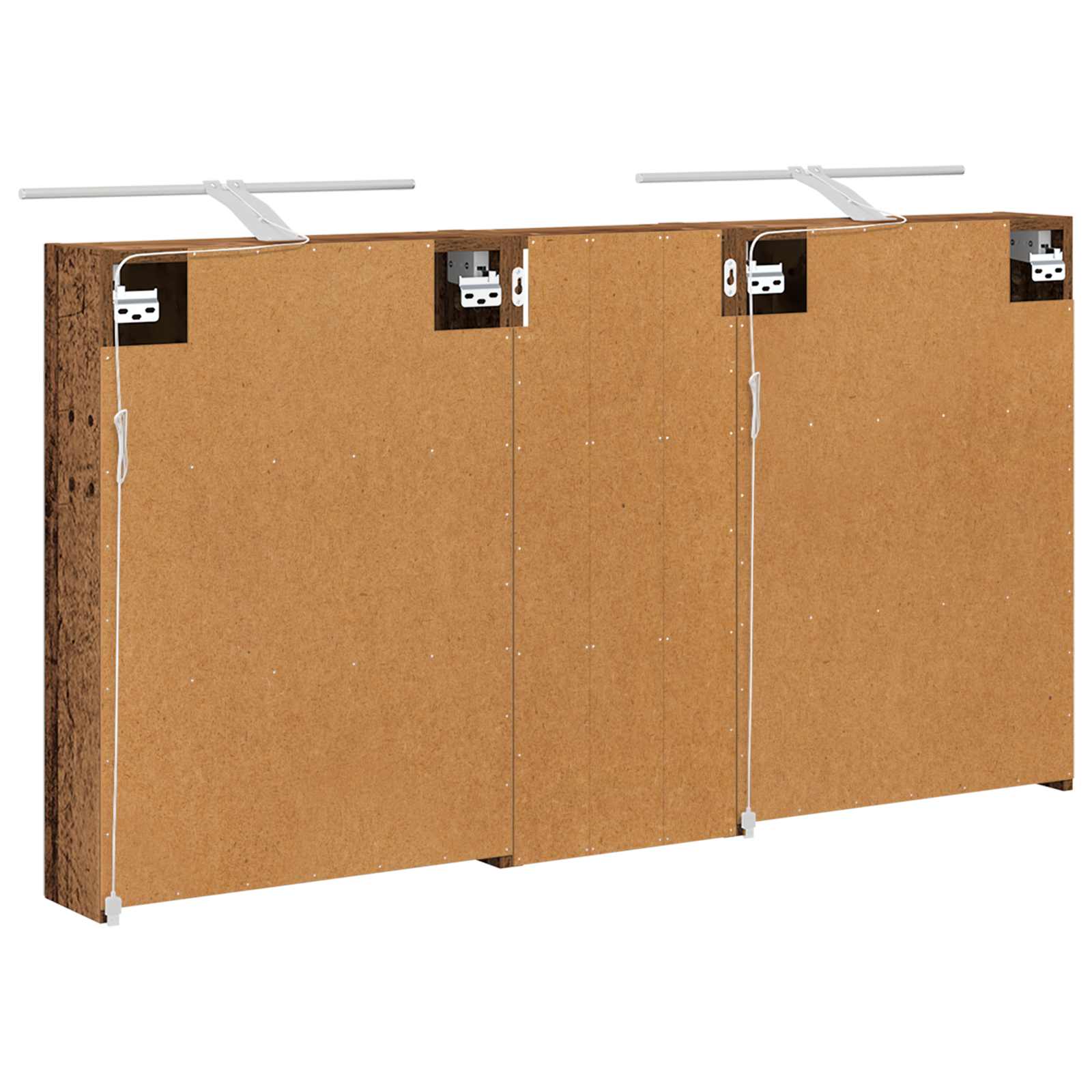 Badezimmerschrank-Set 3 pcs 130 x 14,5 x 70 cm Holzwerkstoff