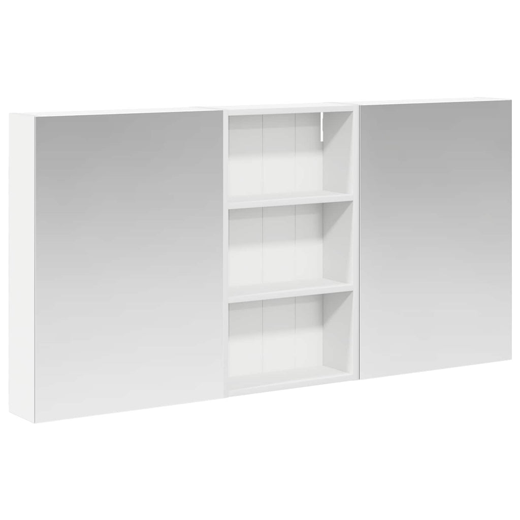 Badezimmerschrank-Set 3 pcs 140 x 14,5 x 70 cm Holzwerkstoff