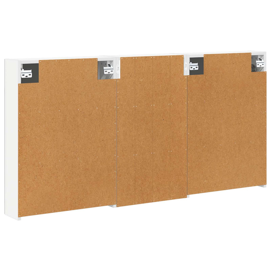 Badezimmerschrank-Set 3 pcs 140 x 14,5 x 70 cm Holzwerkstoff