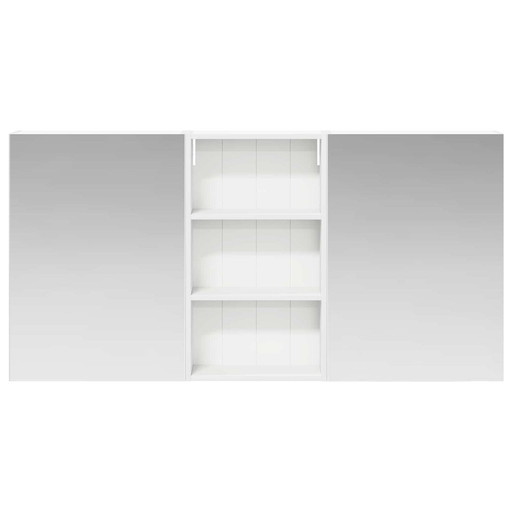 Badezimmerschrank-Set 3 pcs 140 x 14,5 x 70 cm Holzwerkstoff