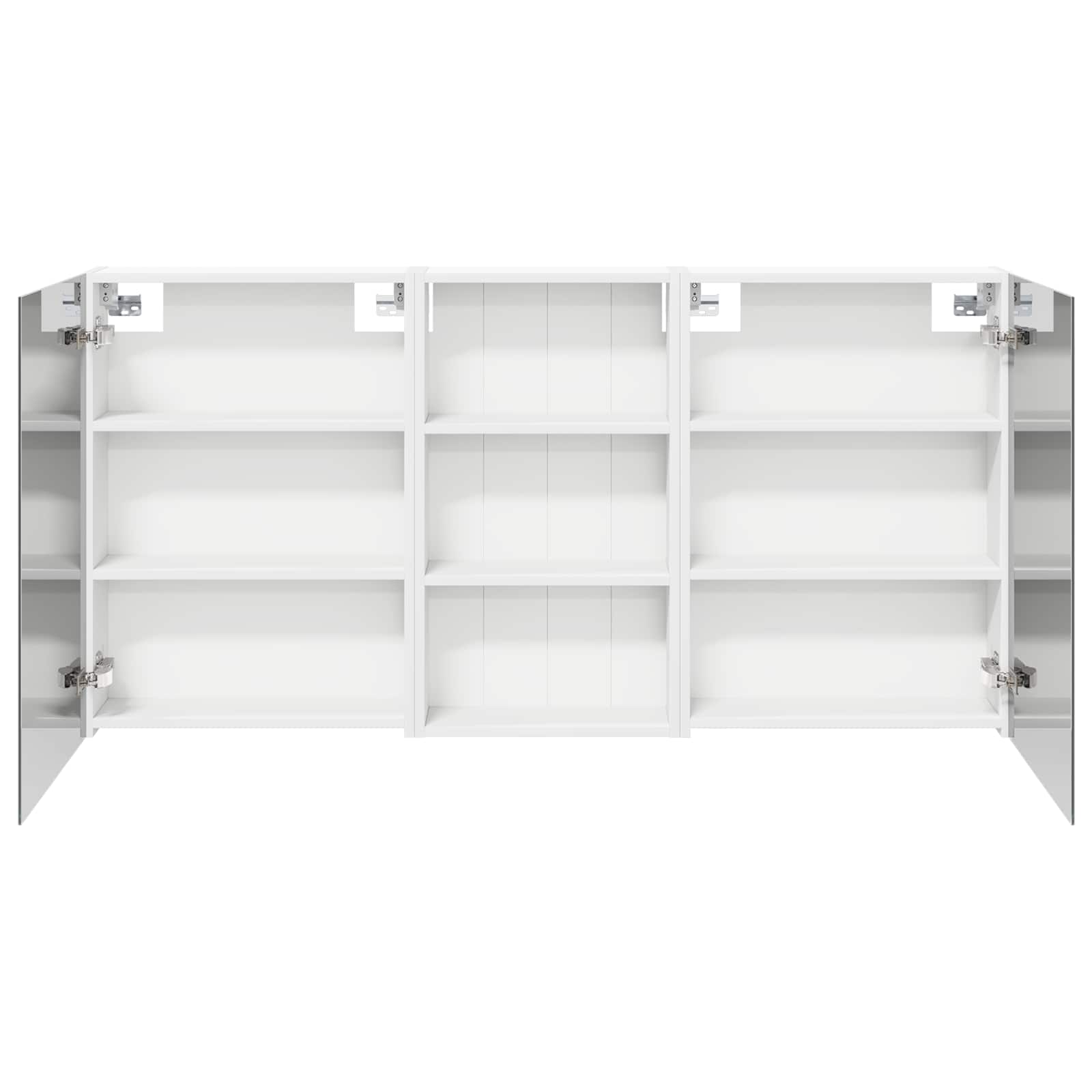 Badezimmerschrank-Set 3 pcs 140 x 14,5 x 70 cm Holzwerkstoff