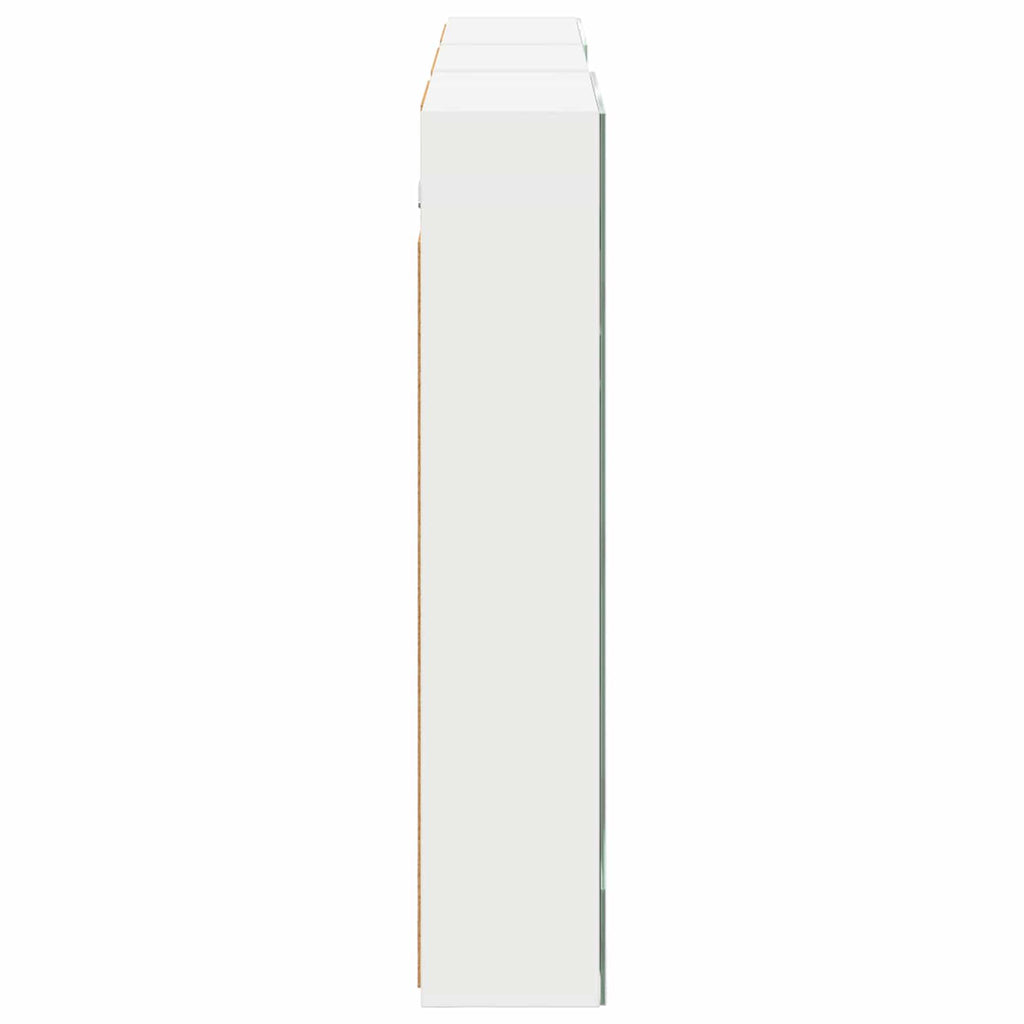 Badezimmerschrank-Set 3 pcs 140 x 14,5 x 70 cm Holzwerkstoff