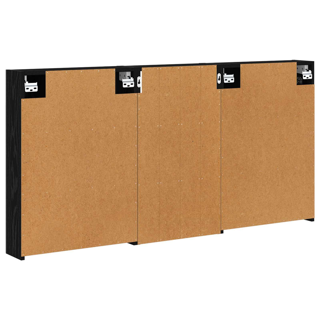 Badezimmerschrank-Set 3 pcs 140 x 14,5 x 70 cm Holzwerkstoff