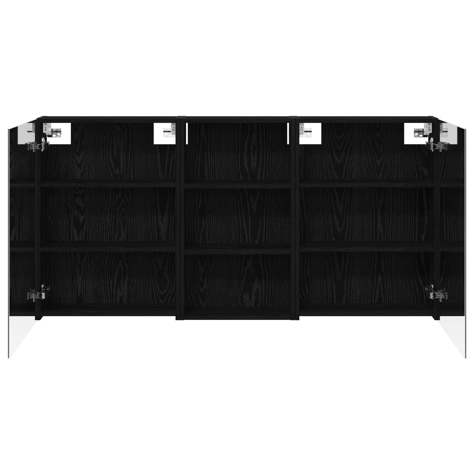 Badezimmerschrank-Set 3 pcs 140 x 14,5 x 70 cm Holzwerkstoff