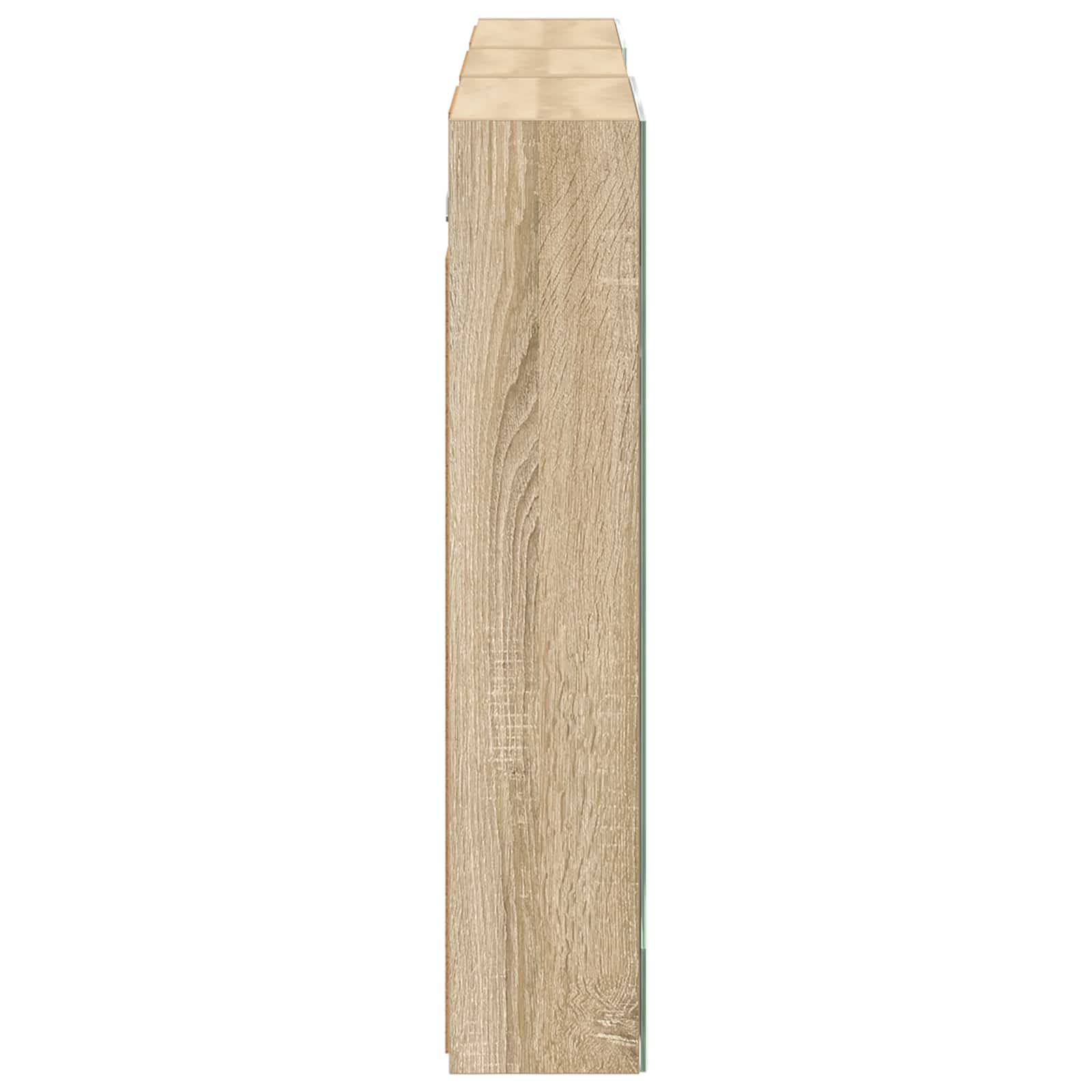 Badezimmerschrank-Set 3 pcs 140 x 14,5 x 70 cm Holzwerkstoff