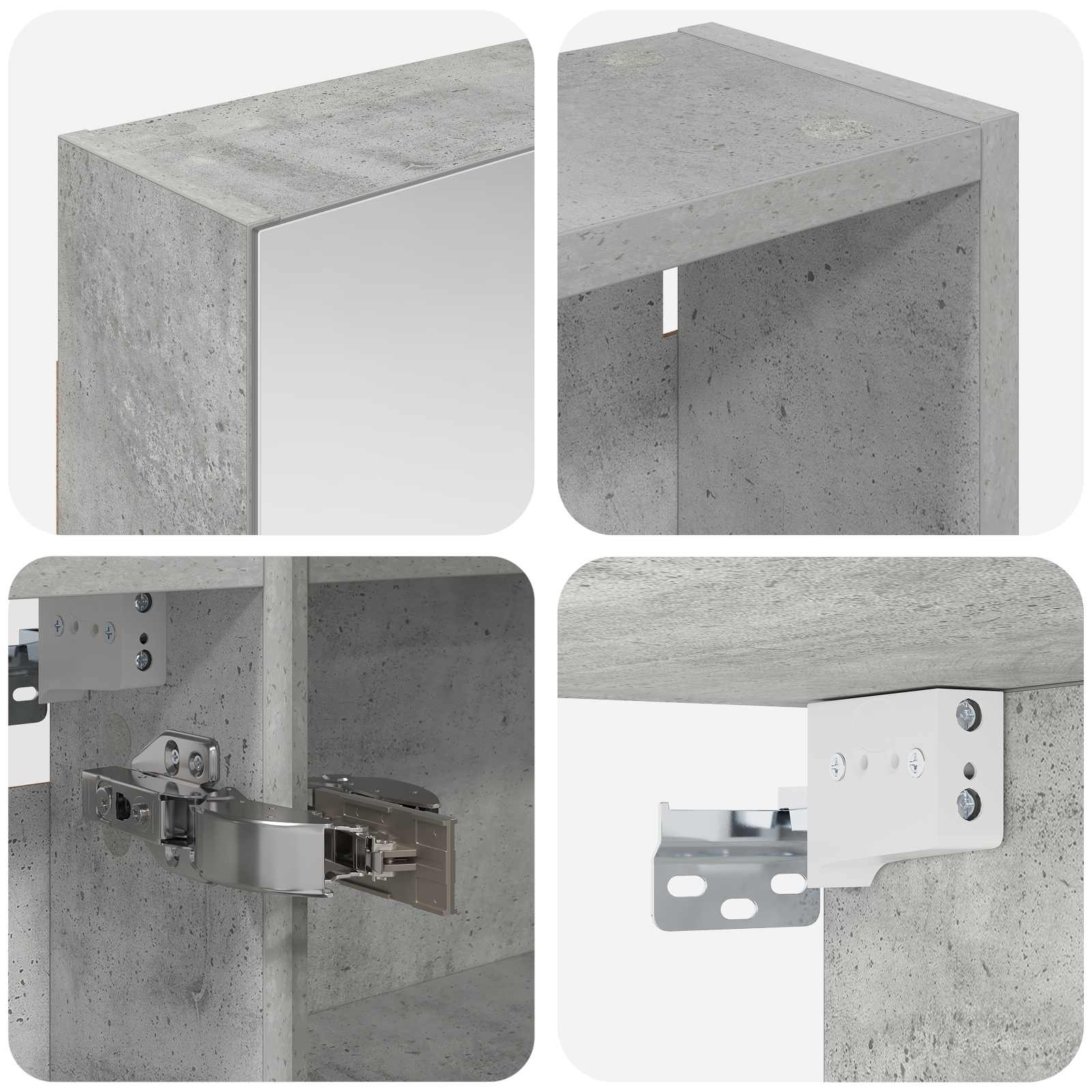 Badezimmerschrank-Set 3 pcs 140 x 14,5 x 70 cm Holzwerkstoff