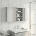 Badezimmerschrank-Set 3 pcs 140 x 14,5 x 70 cm Holzwerkstoff