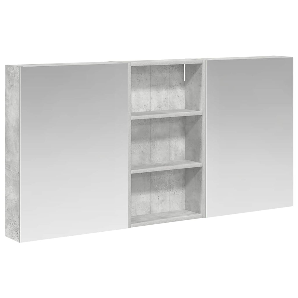 Badezimmerschrank-Set 3 pcs 140 x 14,5 x 70 cm Holzwerkstoff