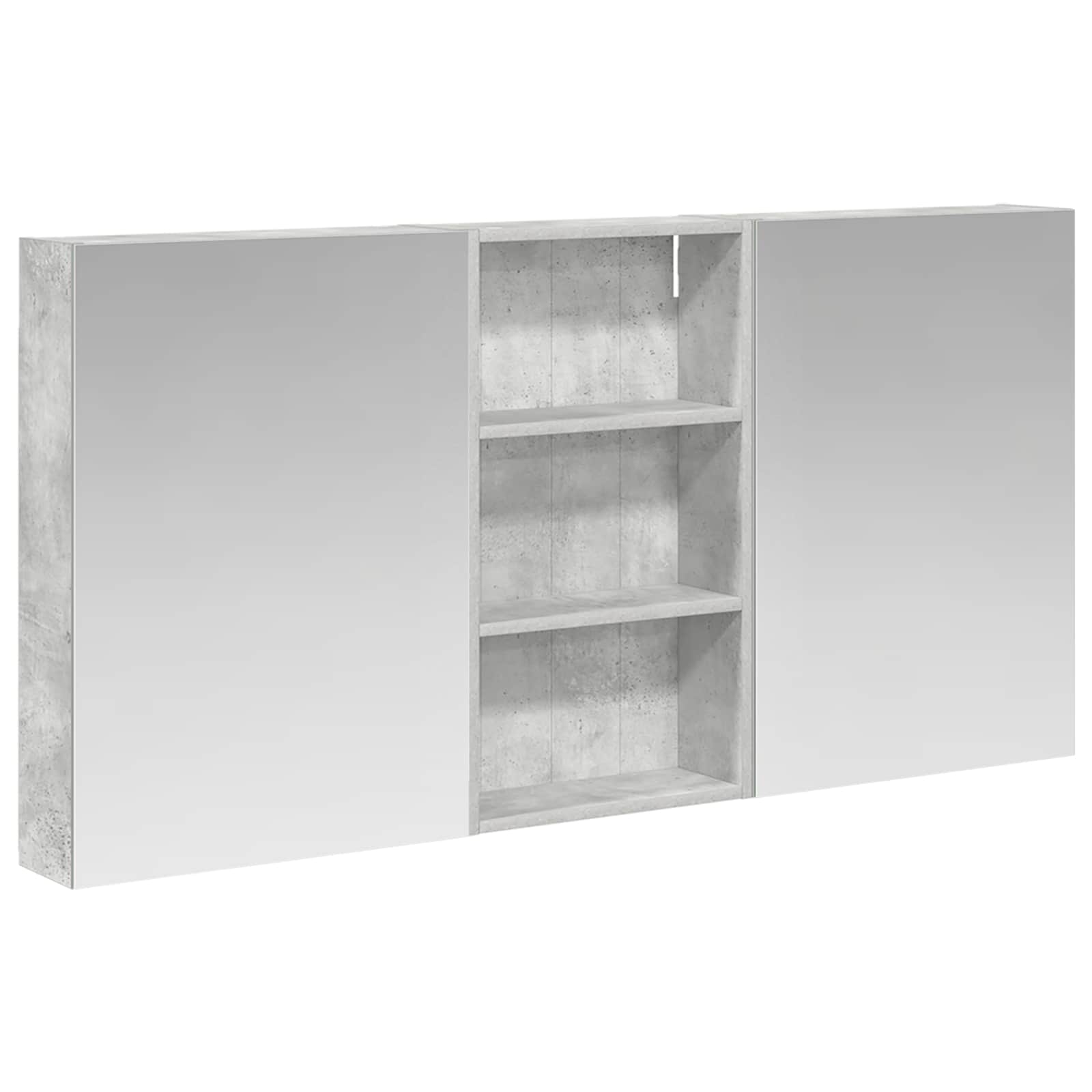 Badezimmerschrank-Set 3 pcs 140 x 14,5 x 70 cm Holzwerkstoff