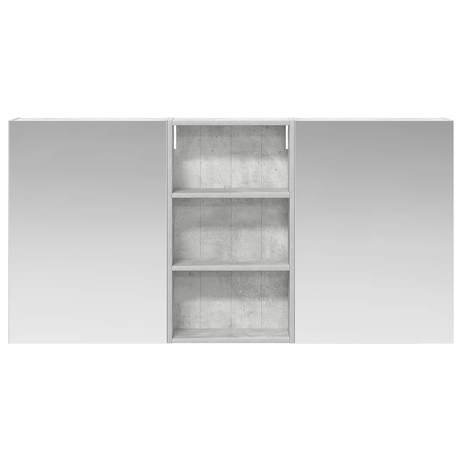 Badezimmerschrank-Set 3 pcs 140 x 14,5 x 70 cm Holzwerkstoff