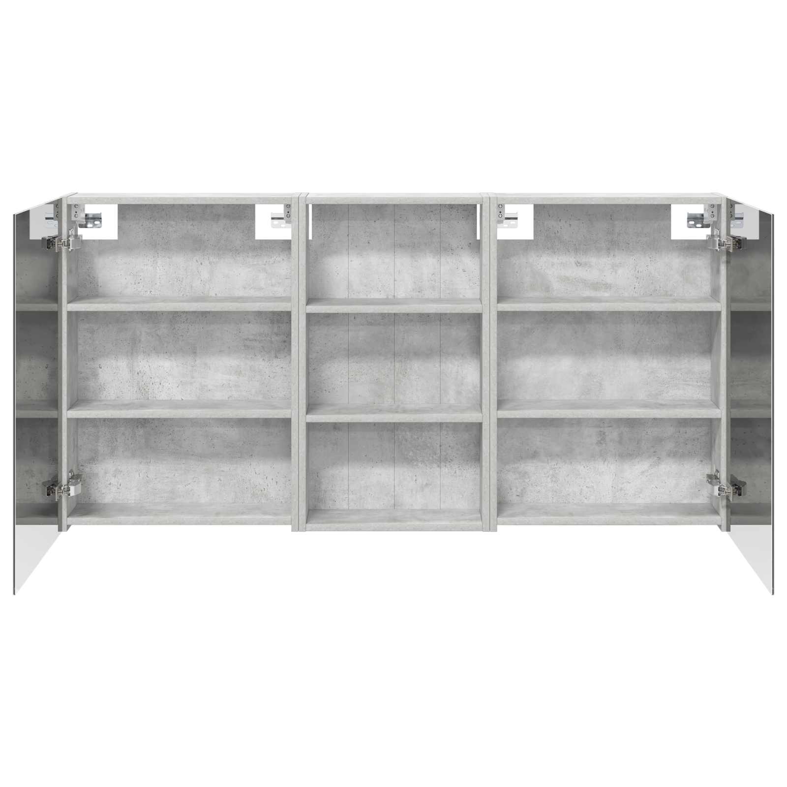 Badezimmerschrank-Set 3 pcs 140 x 14,5 x 70 cm Holzwerkstoff