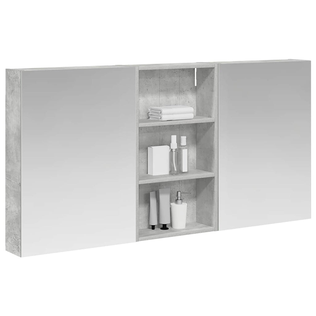 Badezimmerschrank-Set 3 pcs 140 x 14,5 x 70 cm Holzwerkstoff