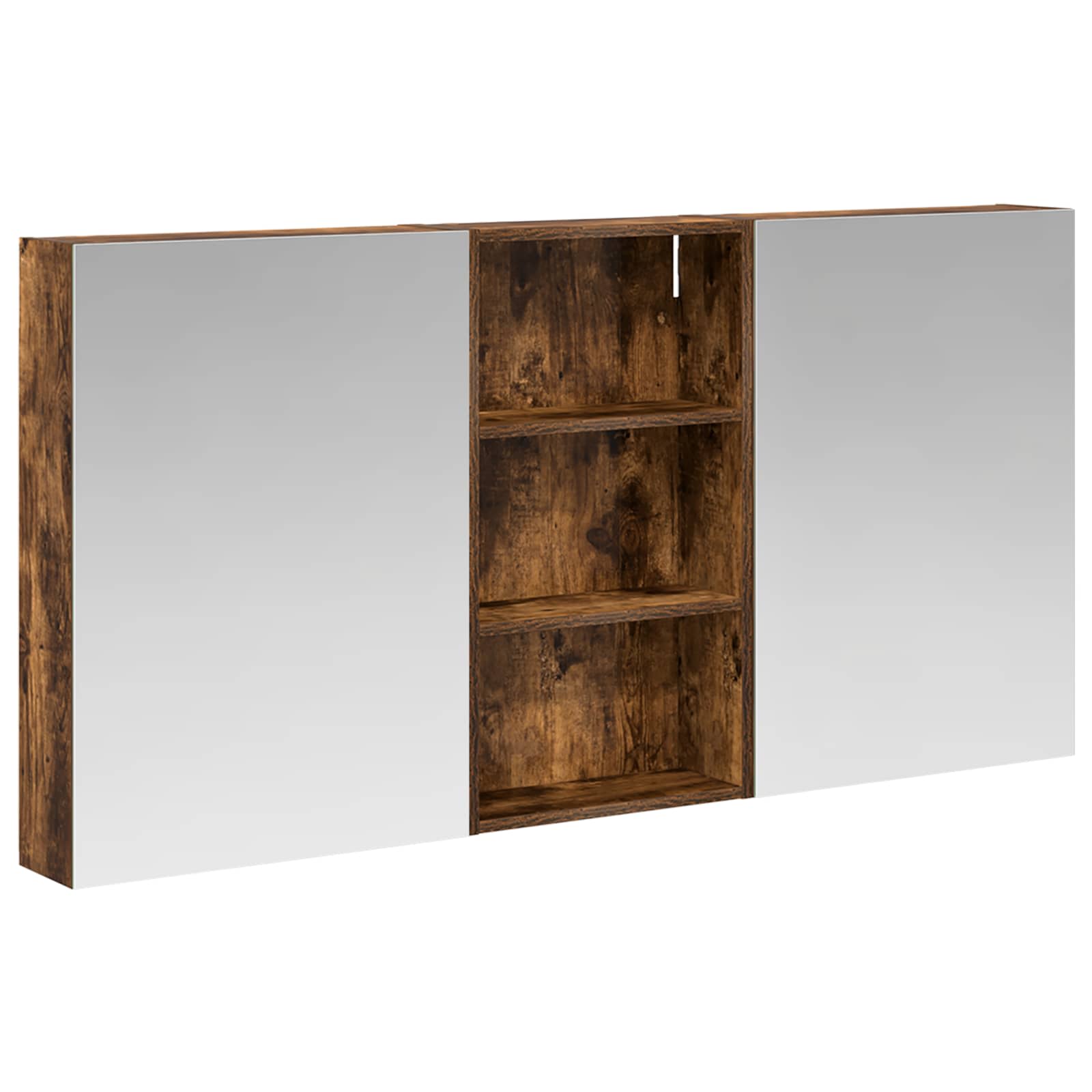 Badezimmerschrank-Set 3 pcs 140 x 14,5 x 70 cm Holzwerkstoff