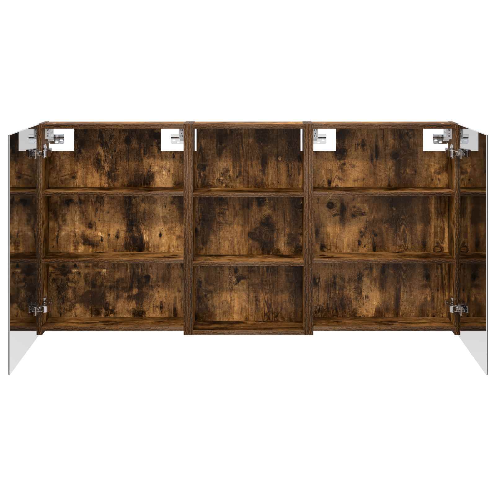 Badezimmerschrank-Set 3 pcs 140 x 14,5 x 70 cm Holzwerkstoff