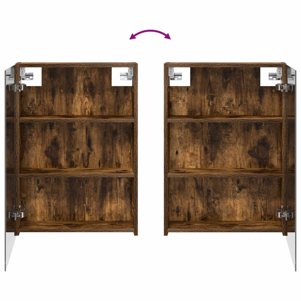 Badezimmerschrank-Set 3 pcs 140 x 14,5 x 70 cm Holzwerkstoff